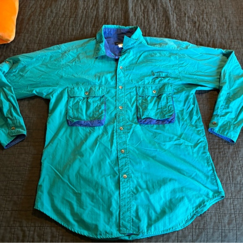 Sportiff Vintage Fishing Shirt Size Large